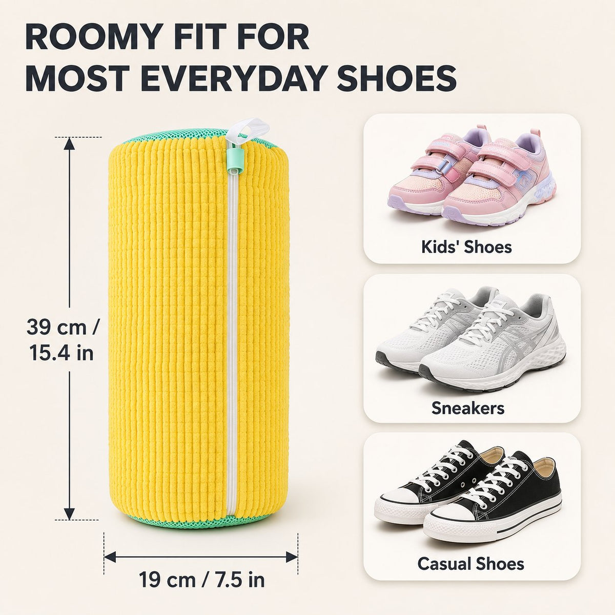 Hot Sale 50% OFF👟2-in-1 Shoe & Laundry Wash Bag👔