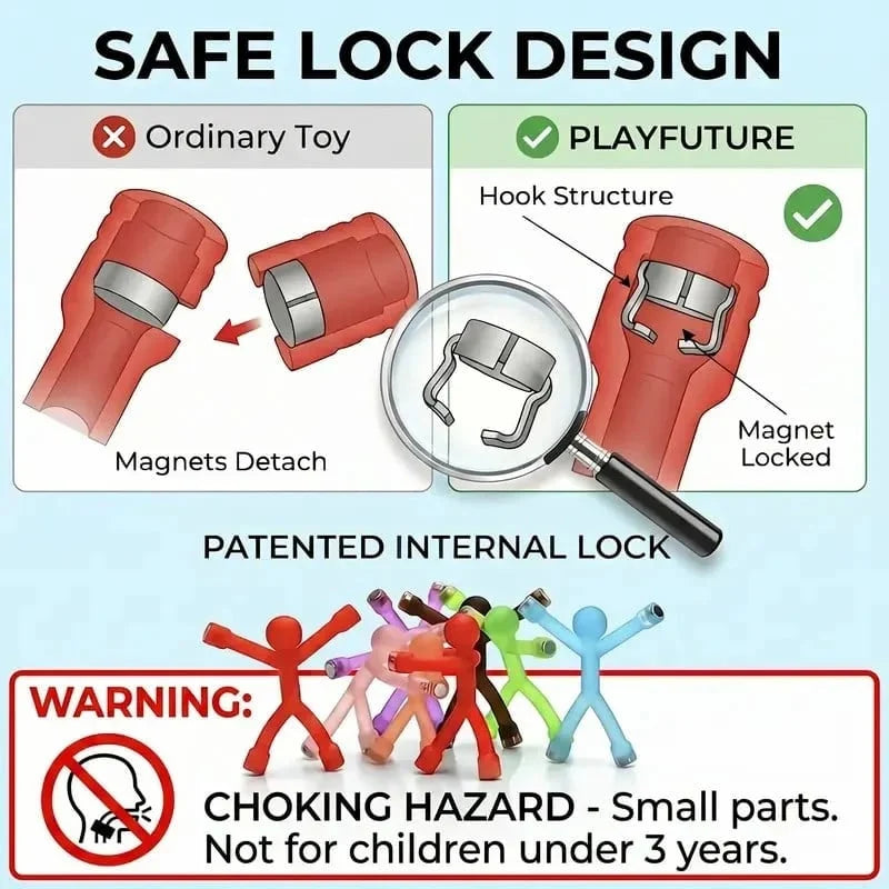 ✨Unisex Kids' Magnetic Building Set (Set of 10)