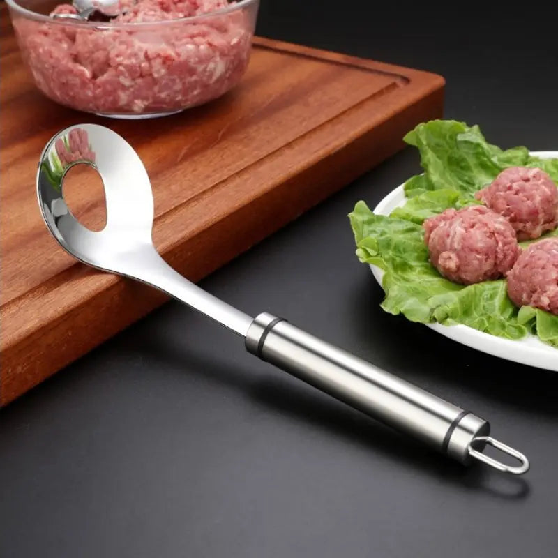 Stainless Steel Meatball Maker Spoon for Easy Mess-Free Kitchen Cooking