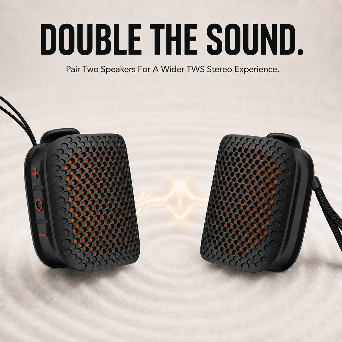 🔊 2026 New Magnetic Clip-On Bluetooth Speaker | IPX7 Waterproof, TWS Stereo & Ultra-Light Wearable Design