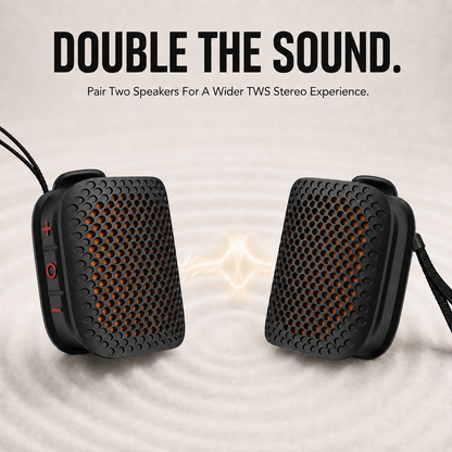 🔊 2026 New Magnetic Clip-On Bluetooth Speaker | IPX7 Waterproof, TWS Stereo & Ultra-Light Wearable Design