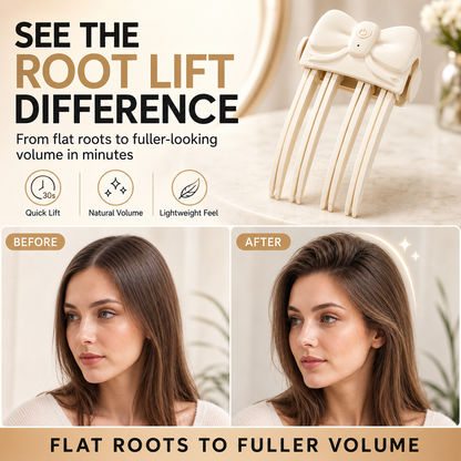 📢📢50% OFF !! ⏰Wireless Heated Volumizing Root Lift Clip - Salon Crown Volume Styling Tool for Fine Flat Hair