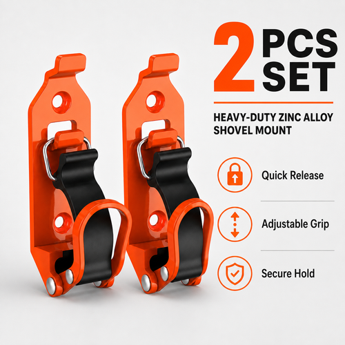 🚚 Heavy-Duty Shovel & Tool Mount