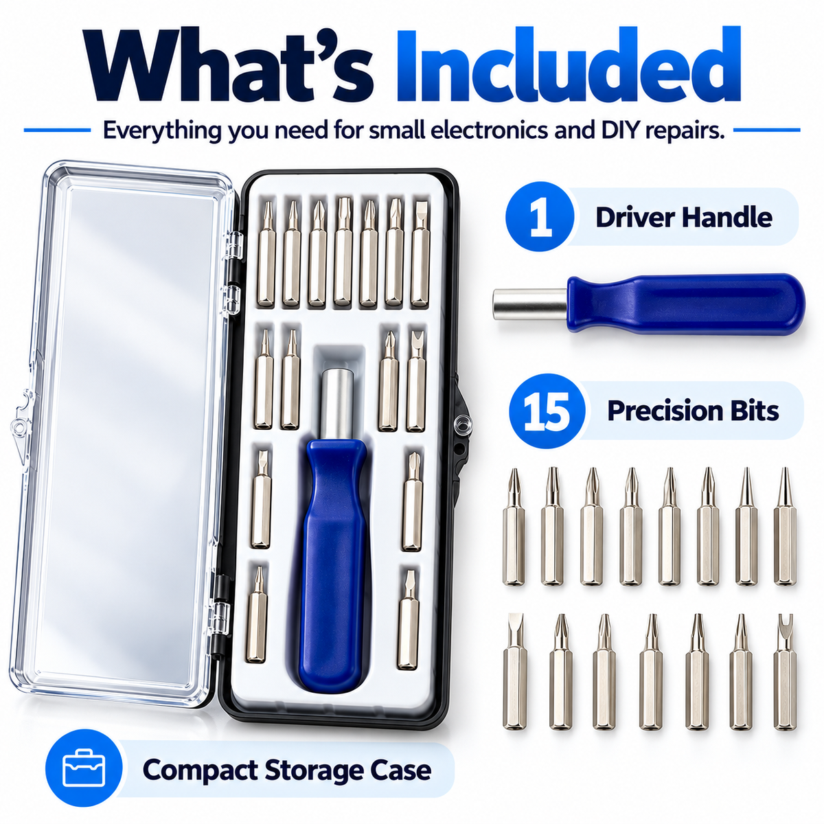 16-in-1 Electric Precision Screwdriver Set