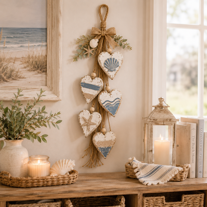🤎 Handcrafted Wooden Heart Wall Hanging