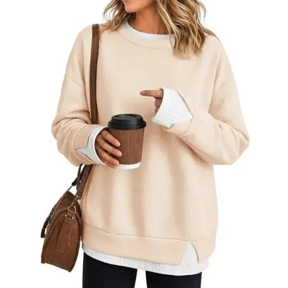 Women's Oversized Layered-Look Crewneck Sweatshirt - product image 12