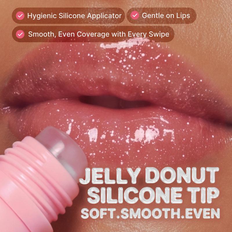 Jelly donut silicone lip applicator