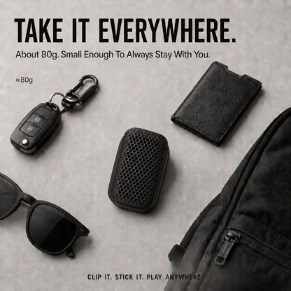 🔊 2026 New Magnetic Clip-On Bluetooth Speaker | IPX7 Waterproof, TWS Stereo & Ultra-Light Wearable Design