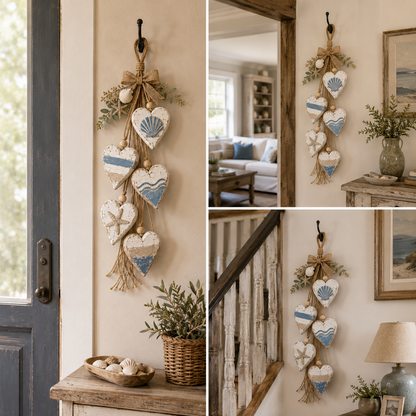 🤎 Handcrafted Wooden Heart Wall Hanging