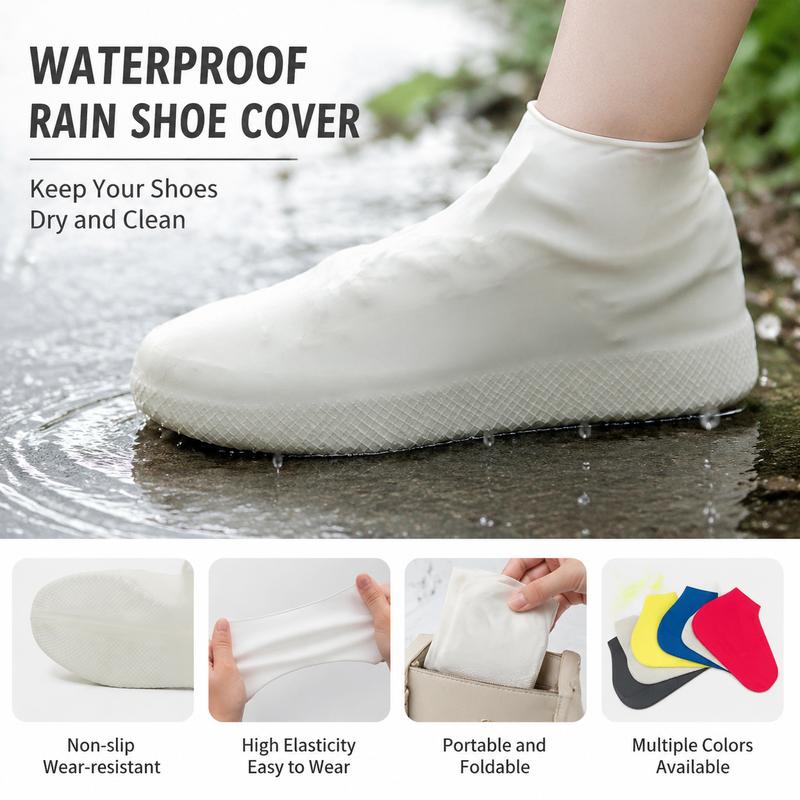 💦 Waterproof Stretch Shoe Covers For Outdoor Walking & Travel