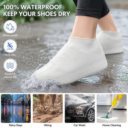 💦 Waterproof Stretch Shoe Covers For Outdoor Walking & Travel