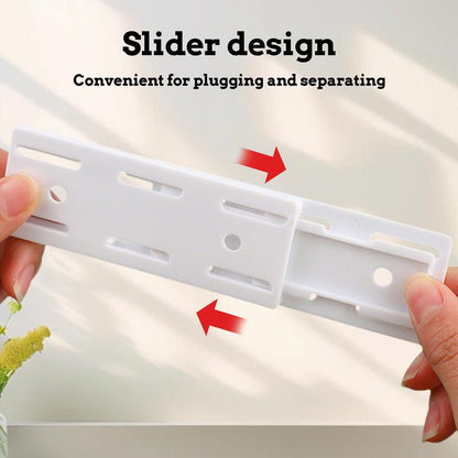 🏠 No-Drill Adhesive Power Strip Holders With Cable Clips
