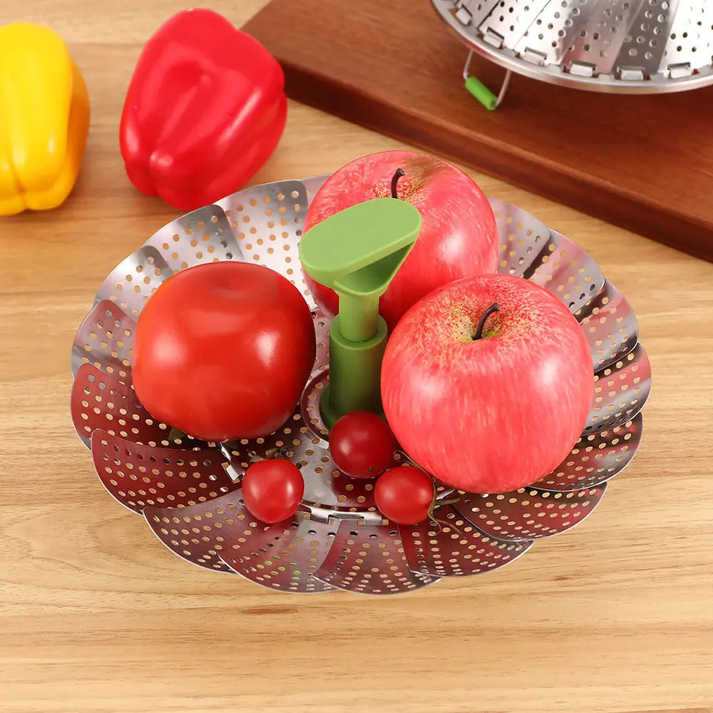 🍽️Expandable Stainless Steel Steamer Basket Fits Most Pots