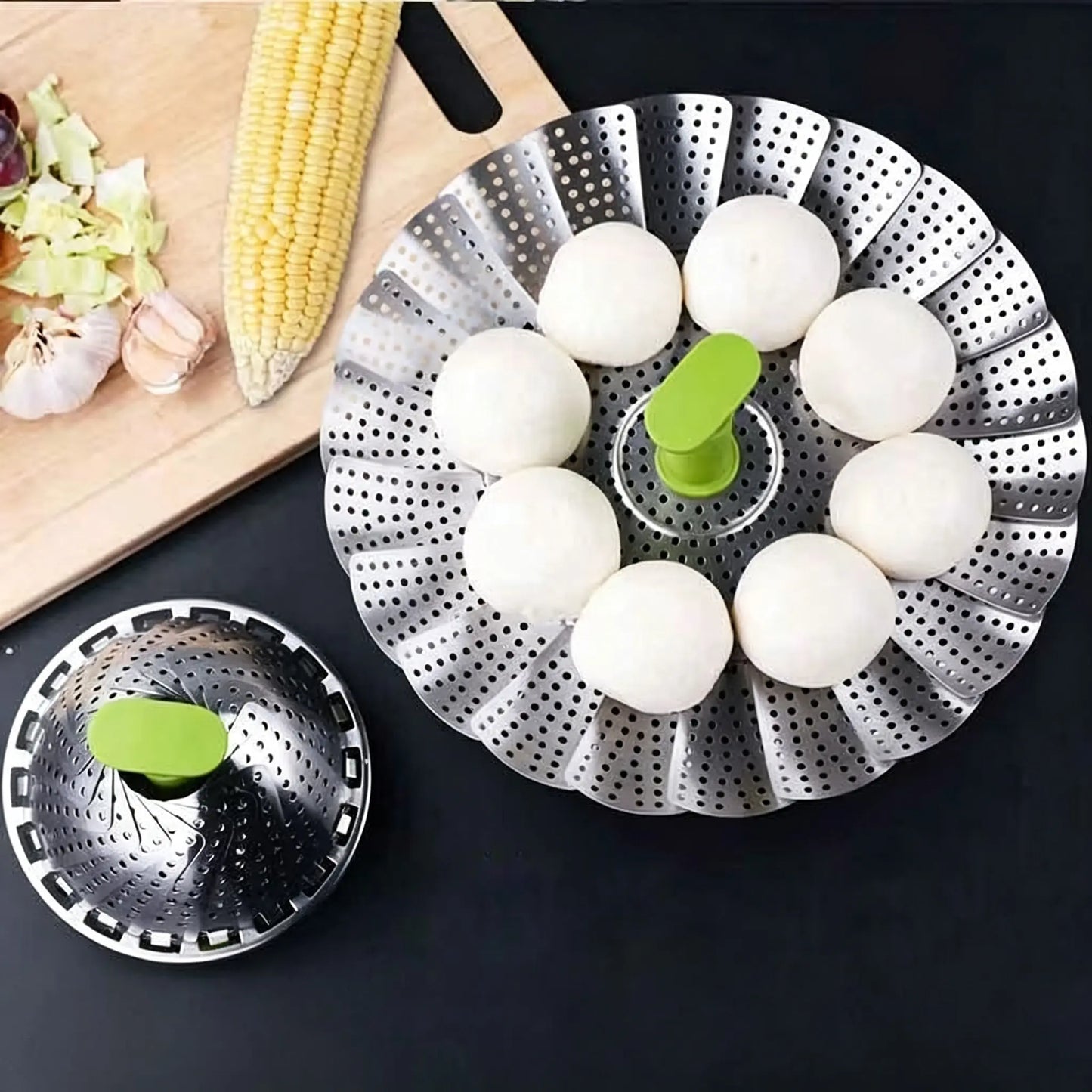 🍽️Expandable Stainless Steel Steamer Basket Fits Most Pots