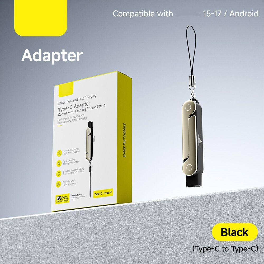 Charge Faster, Hold Smarter — 240W USB-C Cable + Built-In Phone Stand⚡