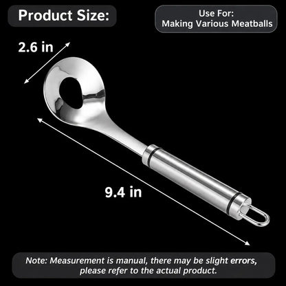 Stainless Steel Meatball Maker Spoon for Easy Mess-Free Kitchen Cooking