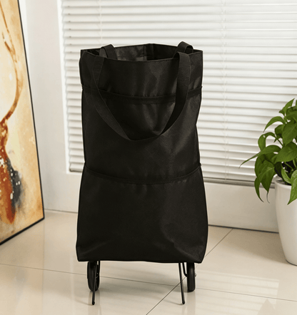 🌱✨ Limited Time 46% OFF | 🛒 2-in-1 Collapsible Rolling Shopping Bag