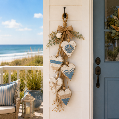 🤎 Handcrafted Wooden Heart Wall Hanging