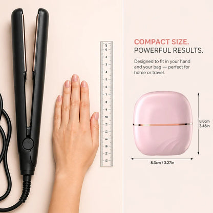 Líora Flat Control™ – Portable Cordless Hair Straightening Brush