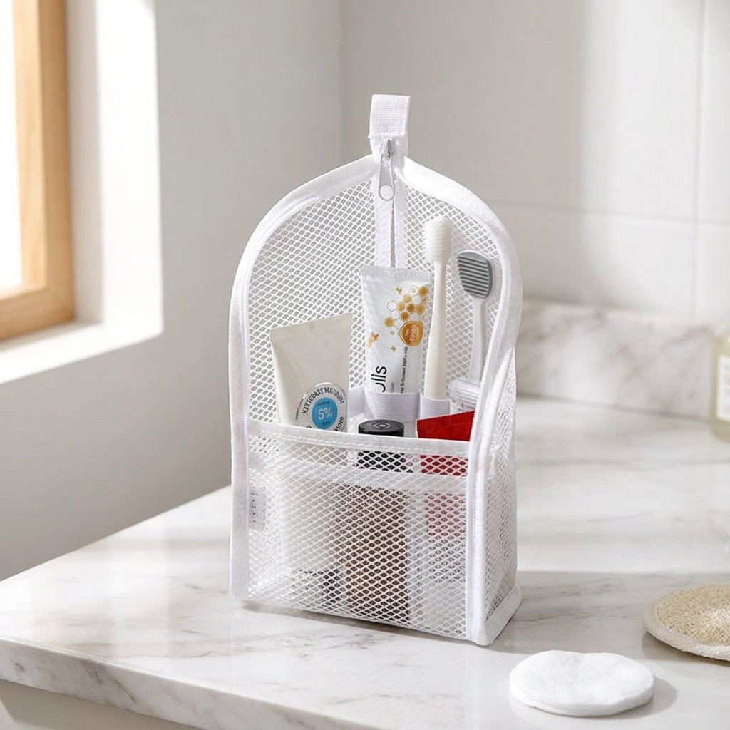 Self-Standing Travel Toiletry Pouch – Upright Organizer