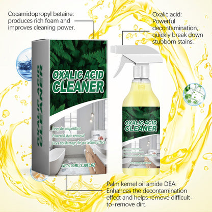 🥳2026 HOT SALE🥳💞50K+ SOLD!💥🔬 【CLEARANCE!】Molecular-Level Cleaning Tech! Oxalic Acid Bathroom Cleaner Dissolves Rust & Limescale 69% OFF🚽✨