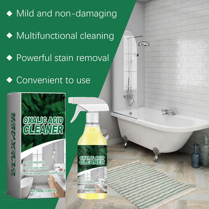 🥳2026 HOT SALE🥳💞50K+ SOLD!💥🔬 【CLEARANCE!】Molecular-Level Cleaning Tech! Oxalic Acid Bathroom Cleaner Dissolves Rust & Limescale 69% OFF🚽✨