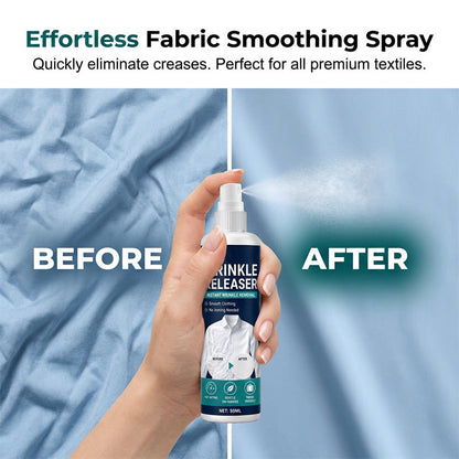 Instant wrinkle release – no iron, travel-ready, static-free & fresh